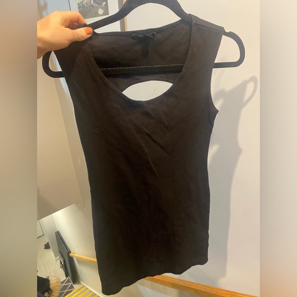 Black Sleeveless Minidress